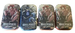 ONE PIECE CARD GAME - TIN PACK SET VOL. 2 (TS-02, OP13) x 4 READY TO SHIP - Image 1