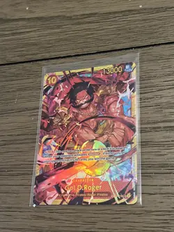 Gol D Roger OP09-118 SEC Secret Rare Emperors In The New World One Piece NM - Image 1
