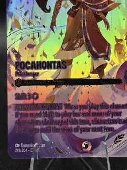 Disney Lorcana - Pocahontas - Peacekeeper (Iconic) 241/204 Winterspell - Image 5