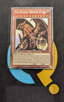 RA05-EN130 The Winged Dragon of Ra Variant Art Starlight Rare 1st Ed YuGiOh - Image 1