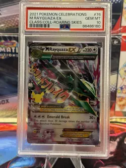 PSA 10 M Rayquaza EX Holo Rare 76/108 Celebrations Pokemon GEM MT - Image 1