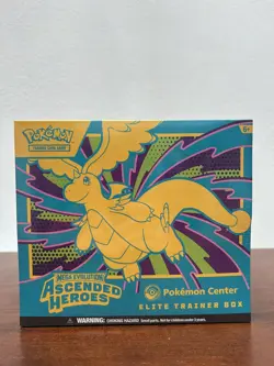 Pokemon TCG - Ascended Heroes Pokemon Center Elite Trainer Box ETB - New Sealed - Image 1