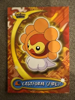 Pokemon # 13 Castform Fire Advanced Challenge Topps 2004 - Image 1