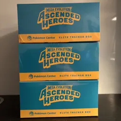 X3 Pokemon TCG: Ascended Heroes Pokemon Center Elite Trainer Box ETB - Sealed ✅ - Image 2