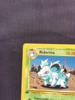Pokemon Cards: Jungle 1st Edition Uncommon: Nidorina 40/64 - Image 2