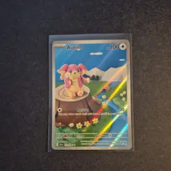 Pokemon TCG Audino 2025 Holo Black Bolt Illustration Rare Card 151/086 Sv: Black - Image 1
