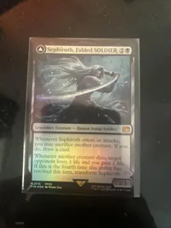 Sephiroth Fabled Soldier #115 Final Fantasy Magic the Gathering Foil Card - Image 1