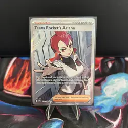 Pokemon Cards Team Rocket's Ariana 224/182 Destined Rivals Ultra Rare NM - Image 1