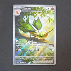 Pokemon Vibrava 206/191 Sv08: Surging Sparks Illustration Rare Holo Card 2024 - Image 1