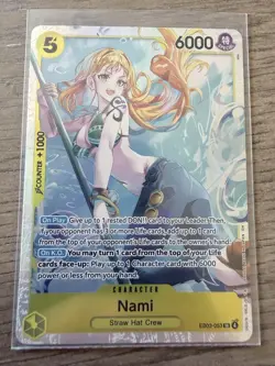 Nami EB03-053 Super Rare Extra Booster Heroines Edition One Piece Card English - Image 1