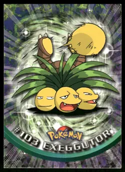 Pokemon Cards Exeggutor #103 Topps Trading Cards Series 2 LP *2 - Image 1