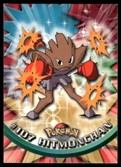 Pokemon Cards Hitmonchan #107 Topps Trading Cards Series 2 LP *4 - Image 1