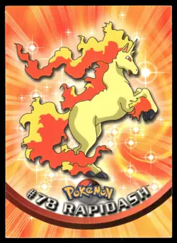 Pokemon Cards Rapidash #78 Topps Trading Cards Series 2 NM *4 - Image 1