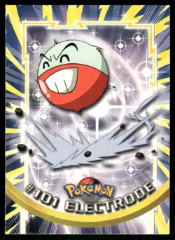 Pokemon Cards Electrode #101 Topps Trading Cards Series 2 LP *2 - Image 1