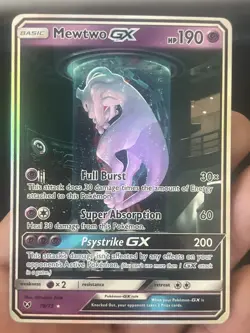 Mewtwo GX (78/73) Shining Legends Secret Rare Holo Pokemon Card! Mewtube! - Image 2