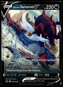 Hisuian Samurott V - Promo SWSH: Sword & Shield Promo Cards SWSH239 NM - Image 1