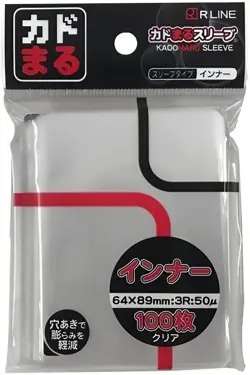 KADOMARU Card Sleeve 100 Inner Perfect Clear 64 x 89 mm Magic Pokemon Japan - Image 1