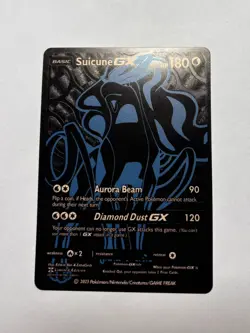 Black Foil Suicune GX Limited Edition Fan Art Display Card! 180HP NM/M - Image 1