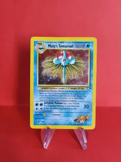 Pokemon Karte/card - Misty's Tentacruel 10/132 Gym Heroes Holo - Light Played - Image 1