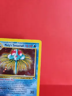 Pokemon Karte/card - Misty's Tentacruel 10/132 Gym Heroes Holo - Light Played - Image 3