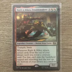 NMT Raph & Mikey, Troublemakers Teenage Mutant Ninja Turtles Regular MTG Card - Image 1