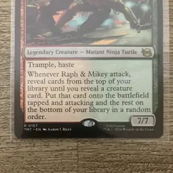 NMT Raph & Mikey, Troublemakers Teenage Mutant Ninja Turtles Regular MTG Card - Image 3