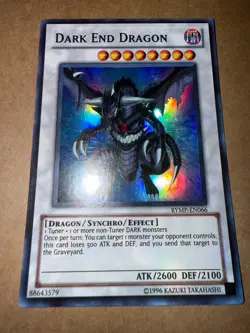 Yugioh Dark End Dragon RYMP-EN066 Super Rare LP - Image 1