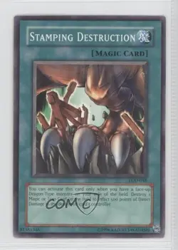 Stamping Destruction Unlimited YuGiOh Legacy of Darkness #LOD-046 2003 READ - Image 1
