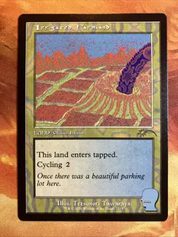 MTG Irrigated Farmland Secret Lair: X Brain Dead: New Earth Mentality!! - Image 1