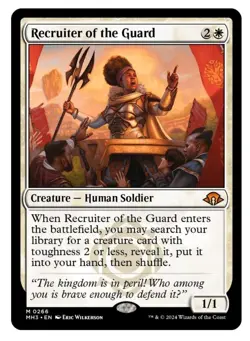 1x MTG Recruiter of the Guard - MH3 Mythic! NM Mint! - Image 1