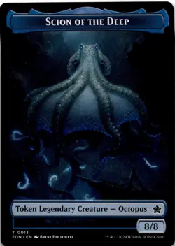 Scion of the Deep // Koma's Coil Doubled-Sided Token [FDN - 13 // 11] - Image 1