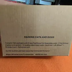 Raining Cats and Dogs Commander Deck Secret Lair Sealed MTG Sealed - Image 3
