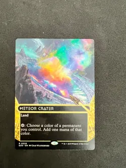 Meteor Crater (0026) (Borderless) R Edge of Eternities: Stellar Sights 26 LP - Image 1