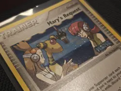 NM Stamped Reverse Holo Mary's Request (Ampharos) - Pokemon Unseen Forces 86/115 - Image 3