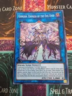 Yugioh Gorgon, Empress of the Evil Eyed CHIM-EN048 Super Rare 1st Edition NM - Image 1