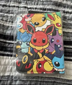 Pokemon Eevee Evolutions Multicolor 3-Ring, 4-Pocket Binder ** NEW ** - Image 3