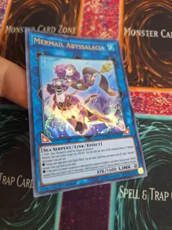 Yugioh Mermail Abyssalacia DANE-EN094 Ultra Rare 1st Edition Near Mint - Image 2