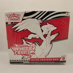 Pokemon TCG Scarlet & Violet White Flare ETB Elite Trainer Box Factory Sealed - Image 1