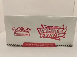 Pokemon TCG Scarlet & Violet White Flare ETB Elite Trainer Box Factory Sealed - Image 4
