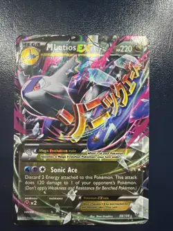 Pokemon TCG Mega M Latios EX Holo Ultra Rare Card Roaring Skies 59/108 - Image 1