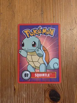 Squirtle #07 1998 Nintendo Pokemon Promo Edition Vintage Rare Trading Card - Image 1
