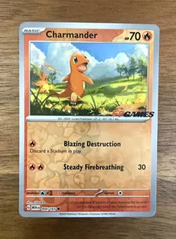 Pokemon 151 - Charmander 004/165 - EB GAMES Exclusive Promo - Reverse Holo NM - Image 1