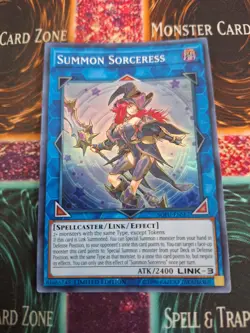Yugioh Summon Sorceress SOFU-ENSE2 Super Rare Limited Near Mint - Image 1