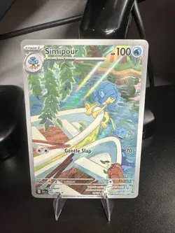 Pokemon Simipour 102/086 Illustration Rare 2025 SV: Black Bolt - Image 1