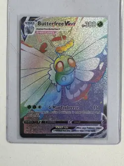 Pokemon Butterfree VMAX Secret Rare Full Art Holo 190/189 Darkness Ablaze 300 HP - Image 4