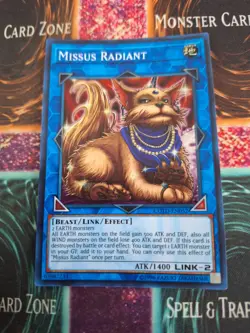 Yugioh Missus Radiant COTD-EN052 Super Rare Unlimited Near Mint - Image 1
