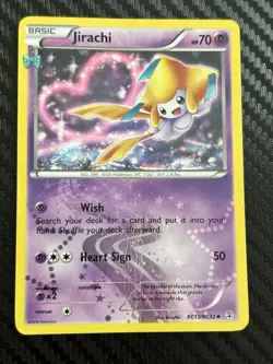 Pokemon Jirachi Basic Holo 70 HP RC13-32 Heart Sign Generations Radiant Collect… - Image 1