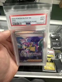 IONO SPECIAL ILLUSTRATION RARE #237 2024 POKEMON PAF EN-PALDEAN FATES PSA 9 - Image 1