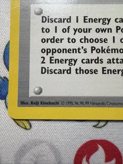 Pokemon TCG Super Energy Removal 79/102 Shadowless Base Set LP - Image 2