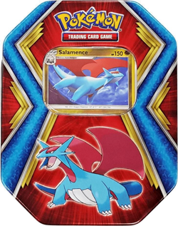 Pokemon Salamence Tin 2019 Sealed 3 Booster Packs New - Image 1